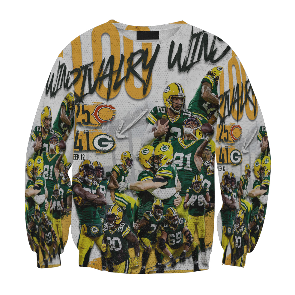 Green Bay Packers Player Team V9 Gift For Fan 3D Full Printing Sweatshirt