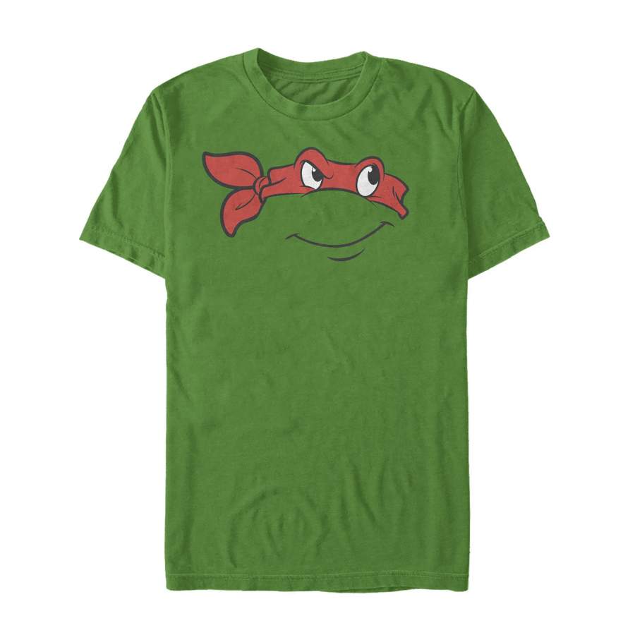 Teenage Mutant Ninja Turtles Men’s Raphael Face  T Shirt