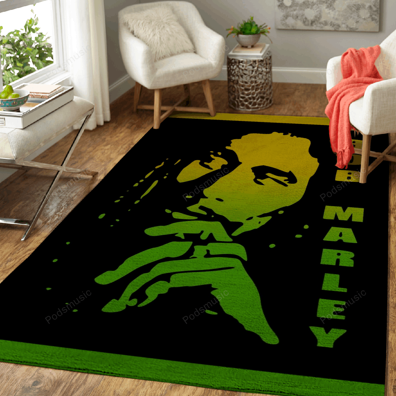 Bob Marley Music – Music Artwork Art For Fans (50) Area Rug Carpet