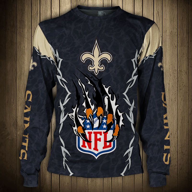 New Orleans Saints Sweatshirts Claw