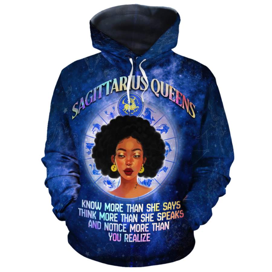 Sagittarius Queens All-Over Hoodie