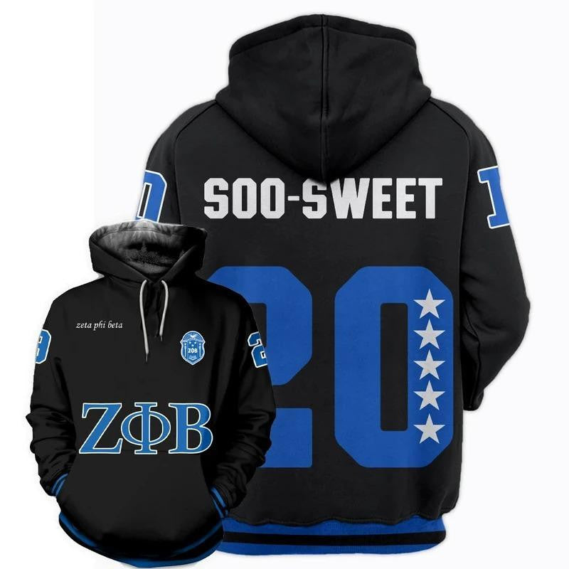 Sorority Hoodie – Soo Sweet Zeta Phi Beta Hoodie