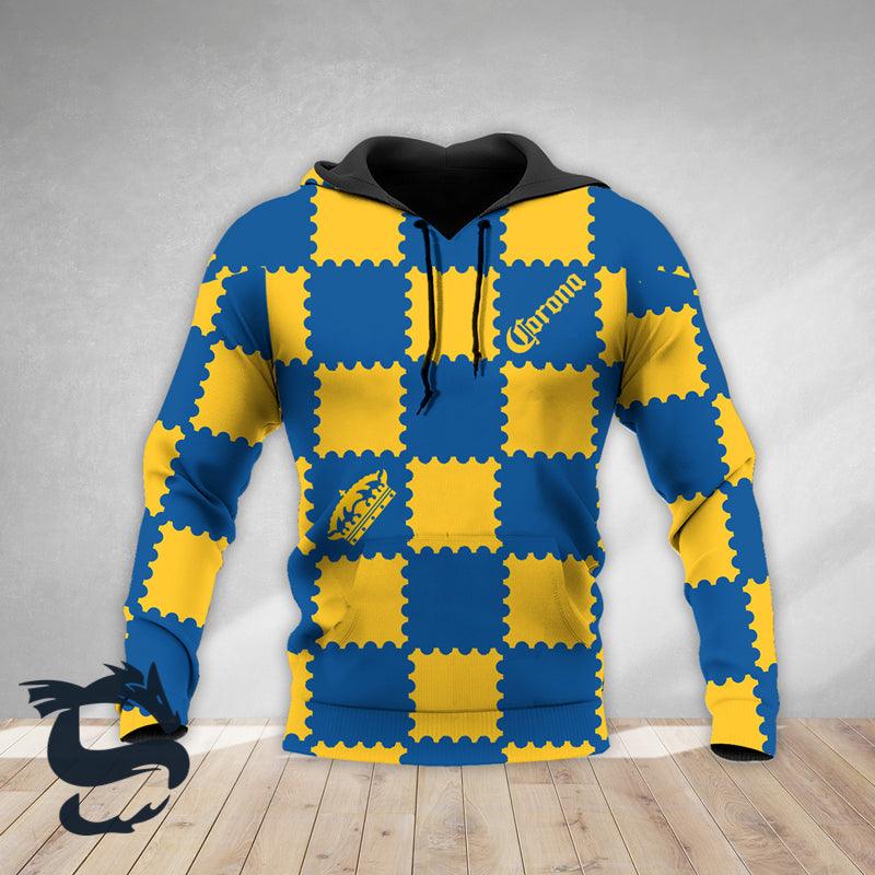 Gorgeous Gingham Corona Extra Beer Hoodie & Zip Hoodie