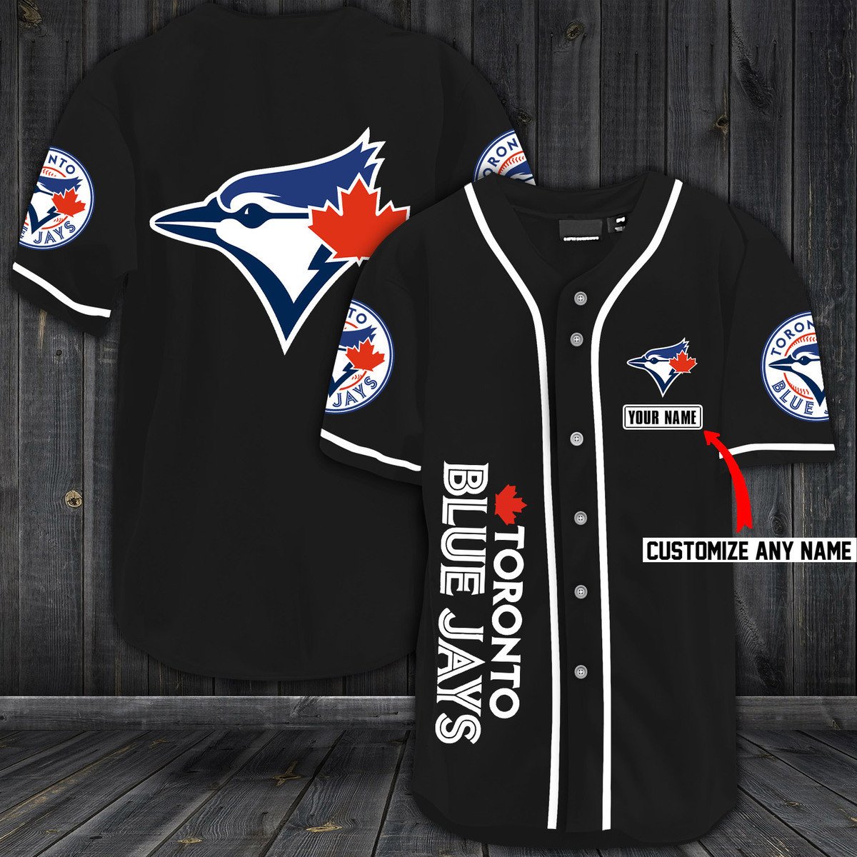 Personalized Toronto Baseball Jersey Shirt, Custom Toronto Colorful Baseball Shirt, Custom Name Baseball Line Shirt
