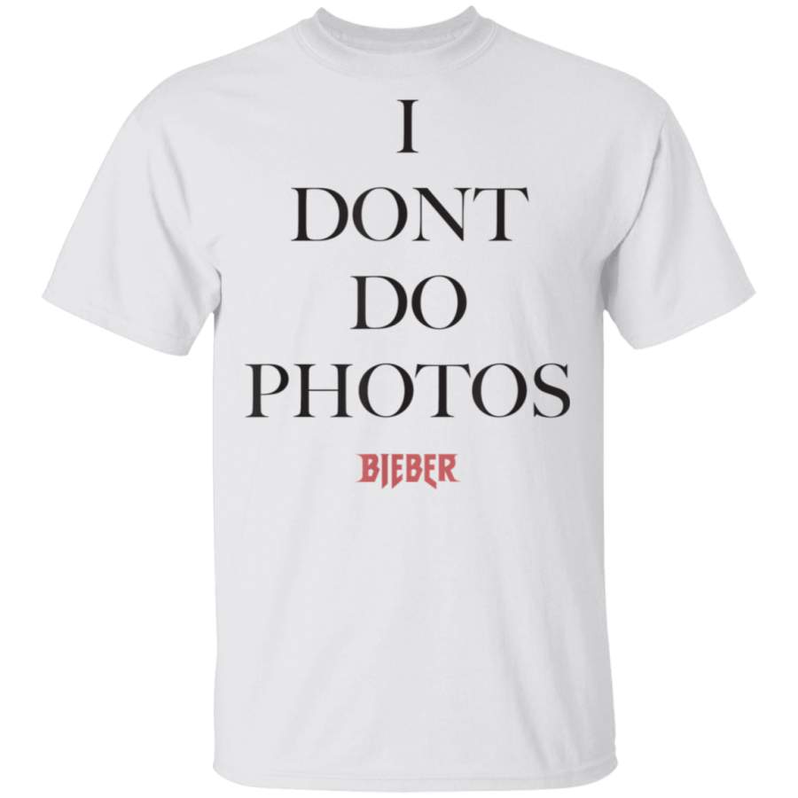 Justin Bieber Official Purpose Tour Dont Do Photos TShirt