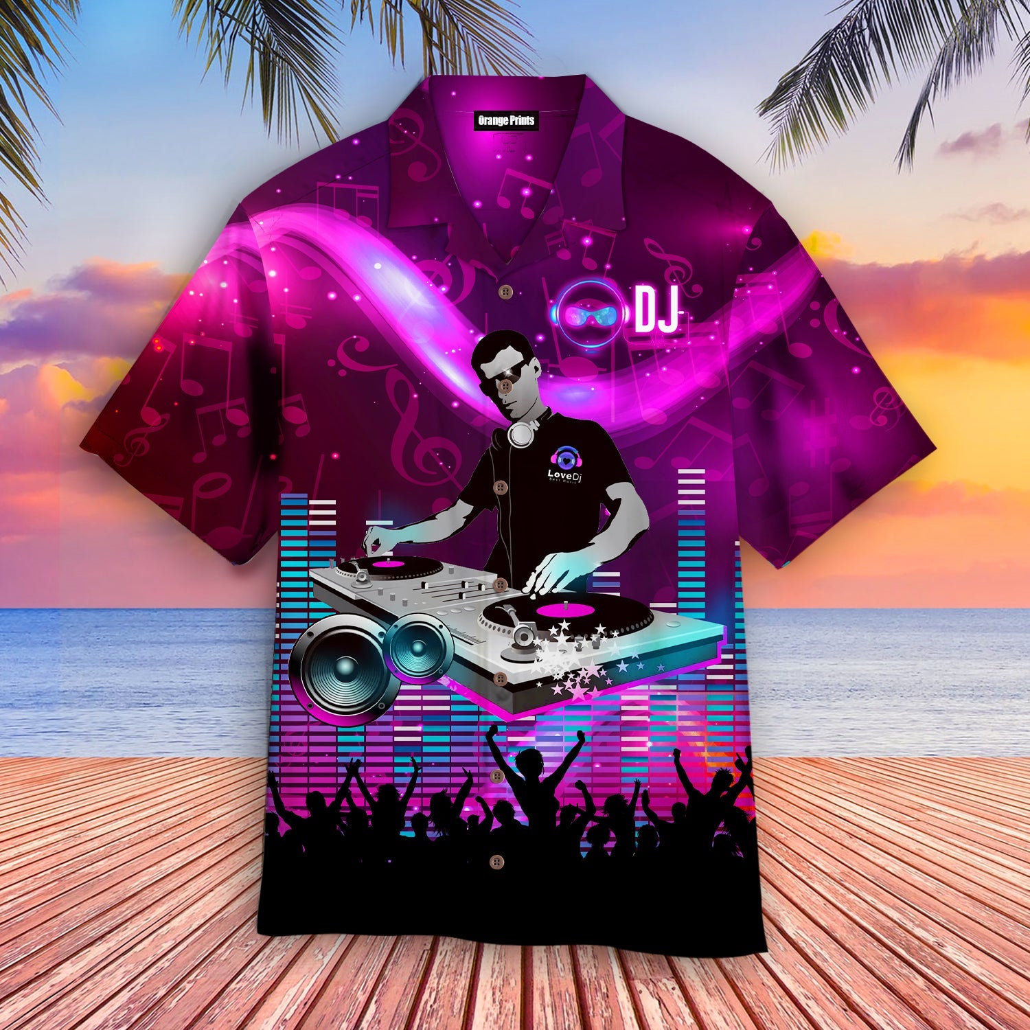 Neon Colorful Dj Party Aloha Hawaii Shirts For Men And Women Ha31986