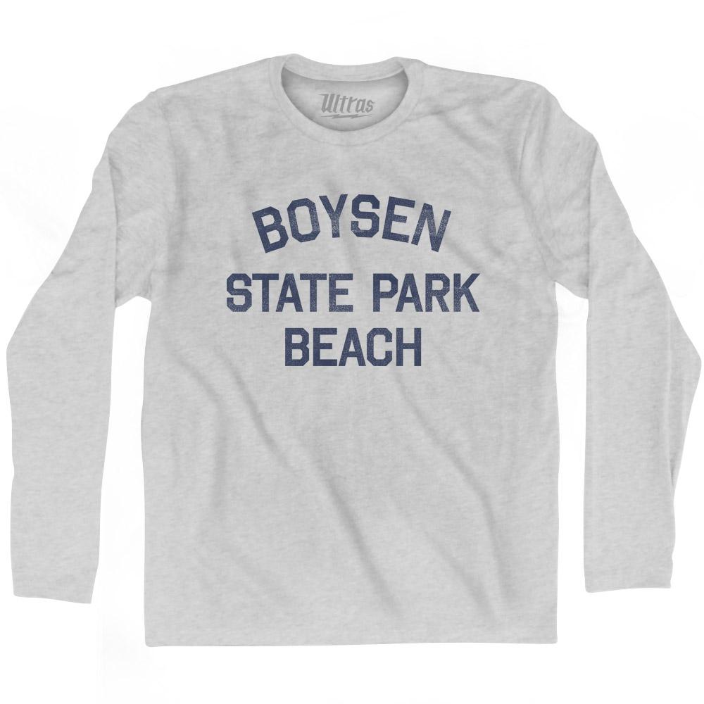 Wyoming Boysen State Park Beach Adult Cotton Long Sleeve Vintage T-shirt