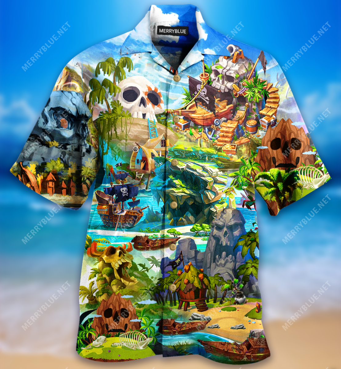 Relax On The Skull Island Unisex Hawaii Shirt Ha48312