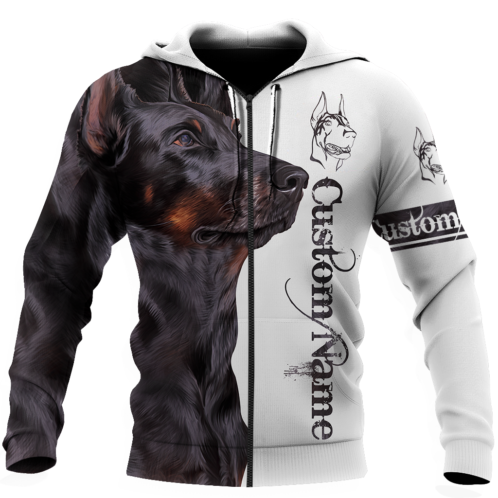 Doberman 3d custom hoodie shirt for men and women DD08292002