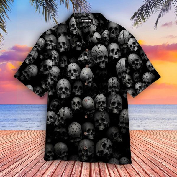 Skull Hawaii Shirt For Men Women Ha48418