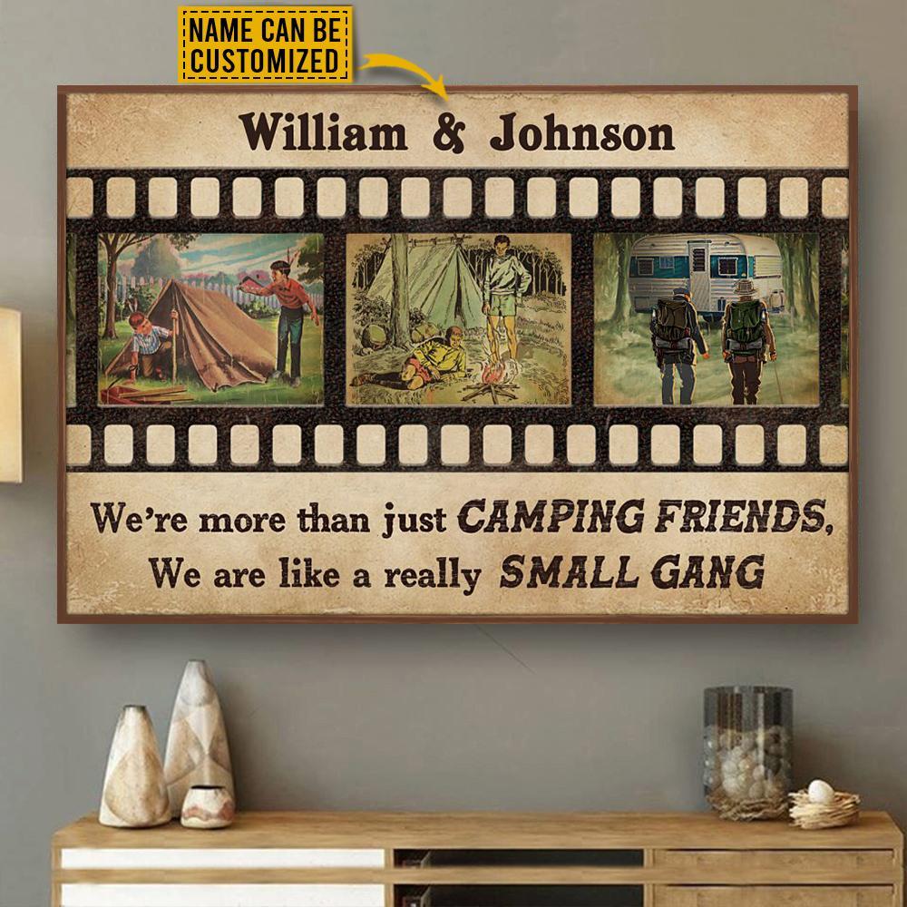 Aeticon Gifts Personalized Camping Bro Film Roll Small Gang Canvas Mom Dad Gift Home Decor