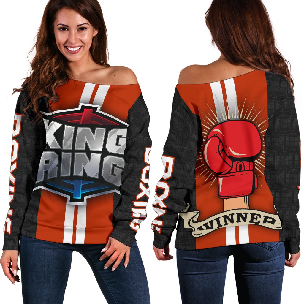 Boxing King Ring Shoulder Sweater