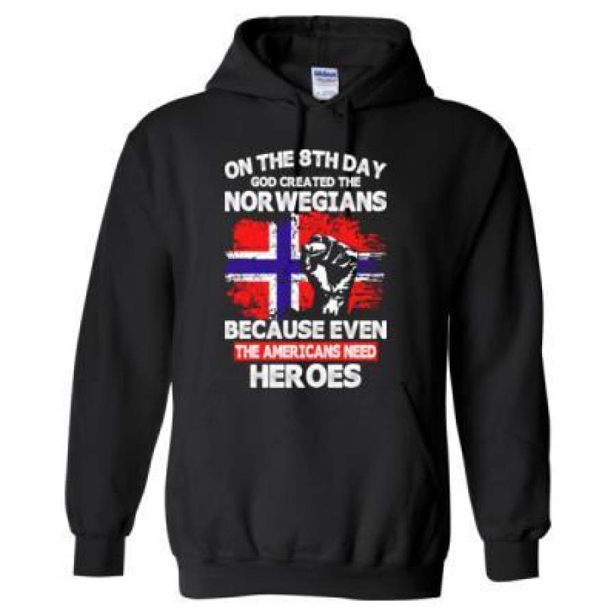 AGR On The 8th Day God Created The Polish Because Even The Americans Need Heroes – Heavy Blend™ Hooded Sweatshirt