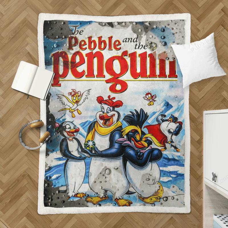 The Pebble And The Penguin – Movies 1 Sherpa Fleece Blanket