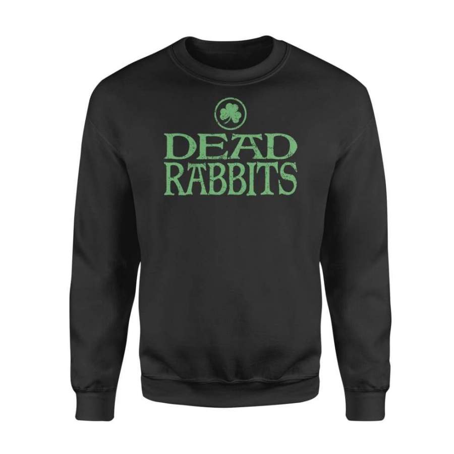 Dead Rabbits Irish New York City Shamrock Design – Standard Fleece Sweatshirt