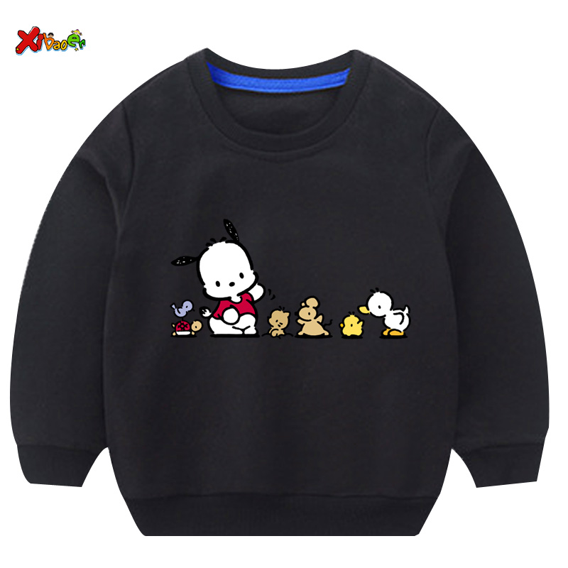 Kids Hoodies sweatshirt Cartoon pochacco rabbit autumn cotton Baby Clothing Children little Girls toddler white clothes 4 years alx