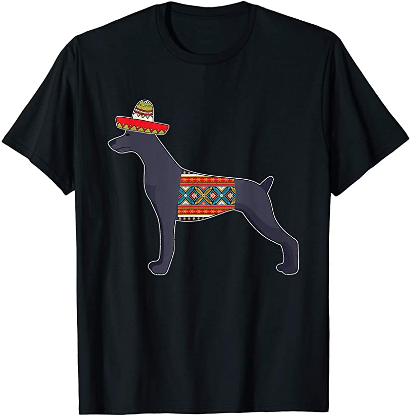 Xoloitzcuintli Cinco De Mayo Dog Sombrero Mexican Fiesta T-Shirt