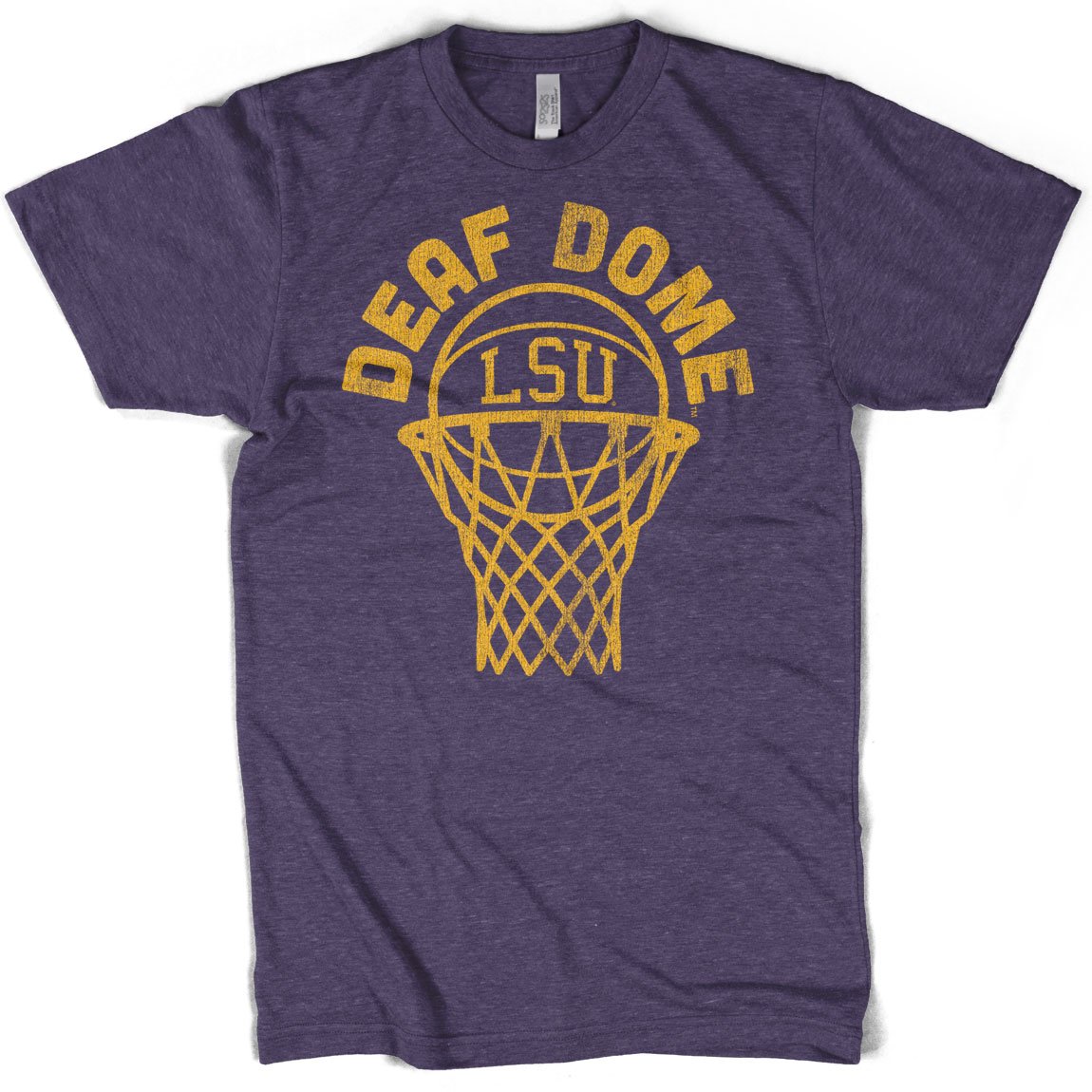 B&B Dry Goods LSU Tigers Basketball Deaf Dome T-Shirt – Imperial Purple