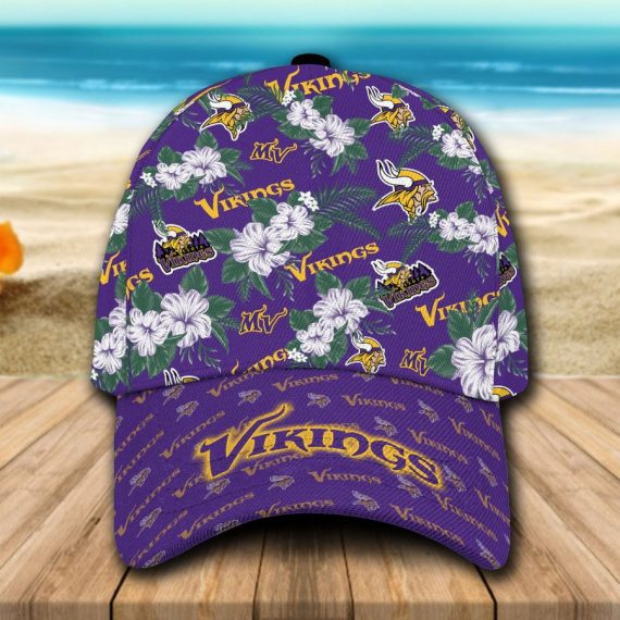 Minnesota Vikings 3D Cap Hawaii Nf