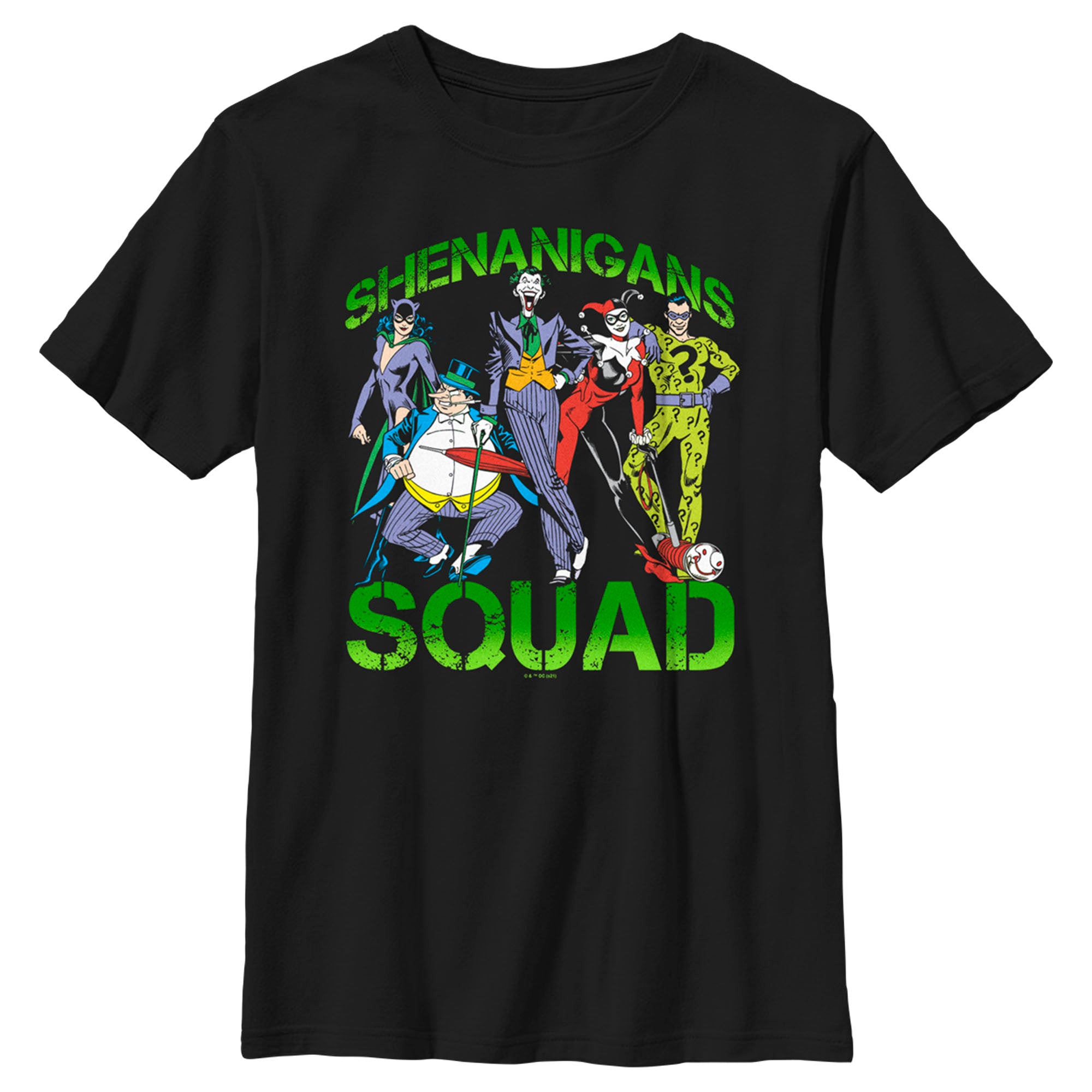 Boy’S Batman St. Patrick’S Day Shenanigans Squad T-Shirt