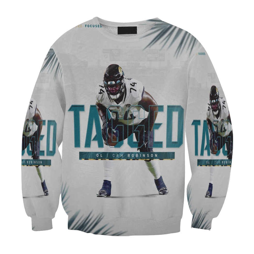 Jacksonville Jaguars Tagged Cam Robinson Gift For Fan 3D Full Printing Sweatshirt