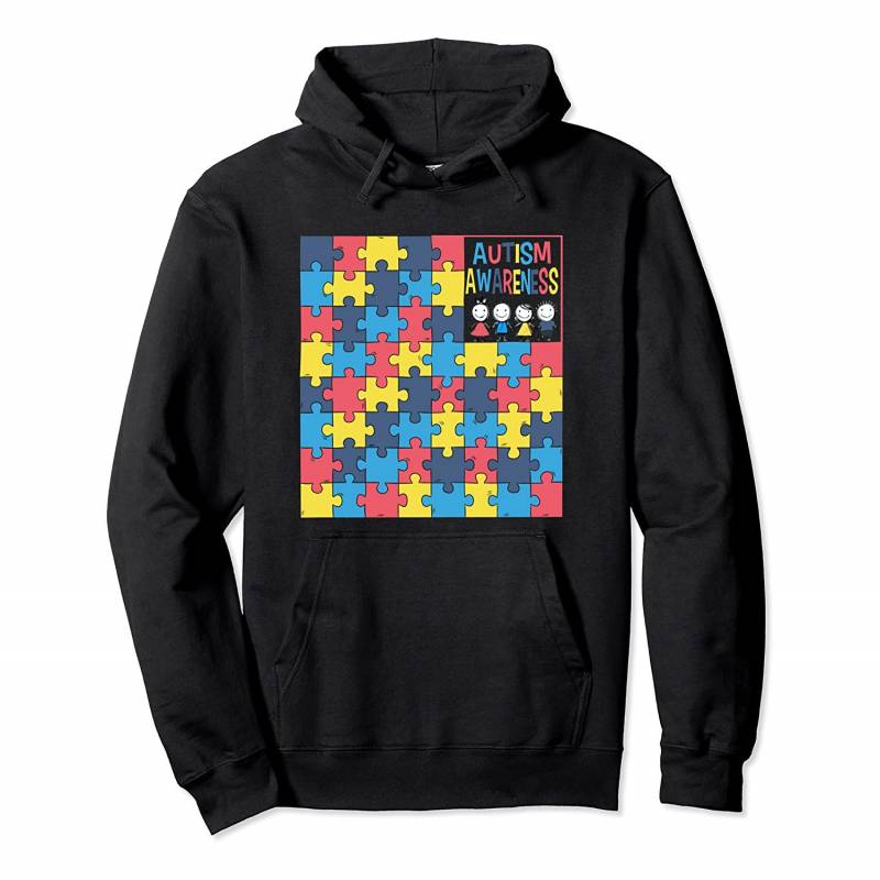 World Autism Awareness 2 April 2020 – Puzzle Pieces Gift Pullover Hoodie