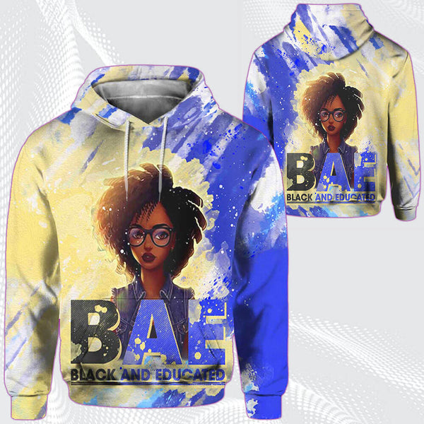 African American Dresses Pretty Afro Girl Black And Educate Bae 3D All Over Print | For Men & Women | Adult | Ho7072