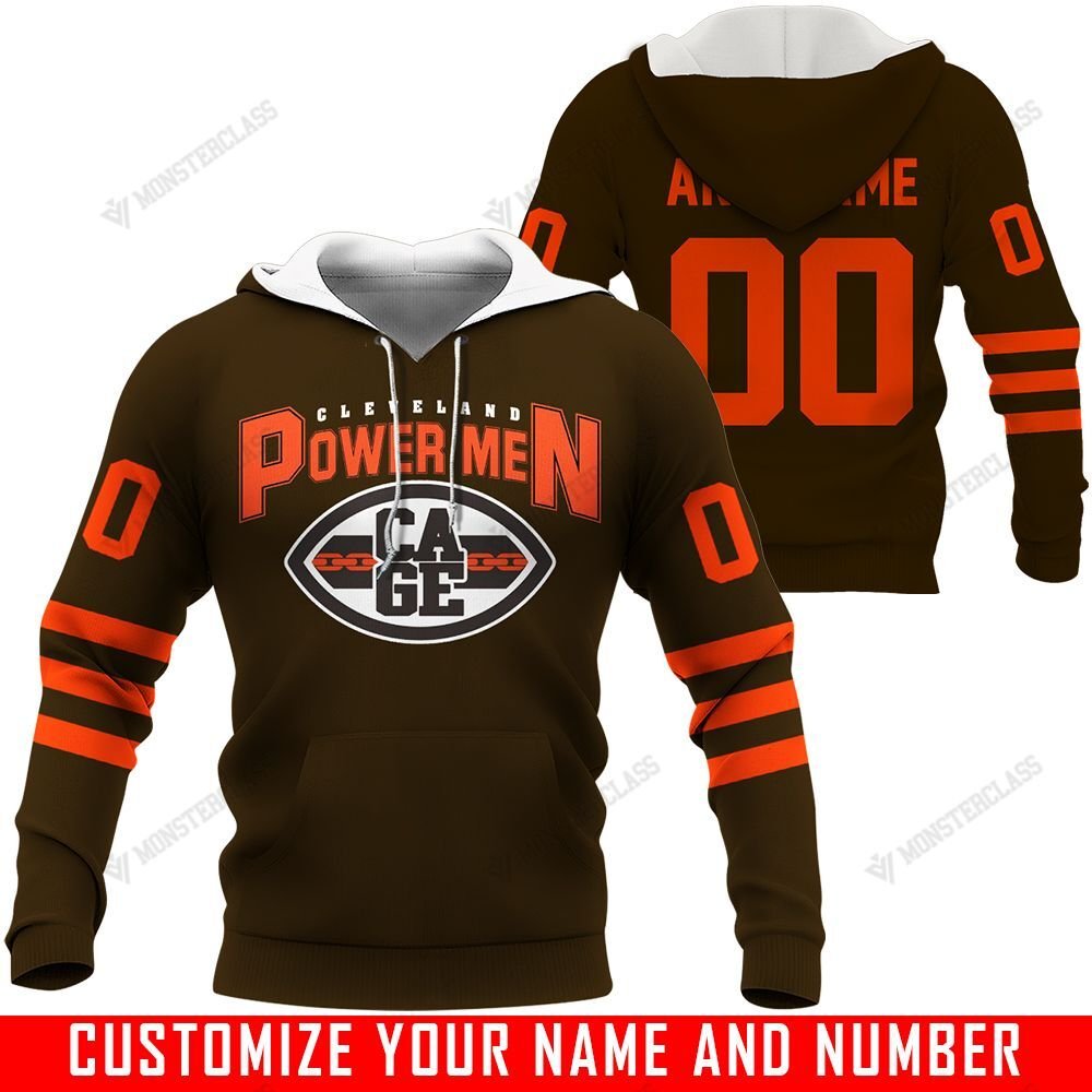 Cleveland Power Men – CUSTOMIZE NAME AND NUMBER – HOT SALE 3D PRINTED