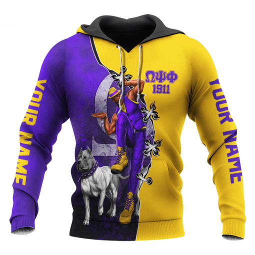 Omega Psi Phi Fraternity Hoodie Shirt For Men And Women