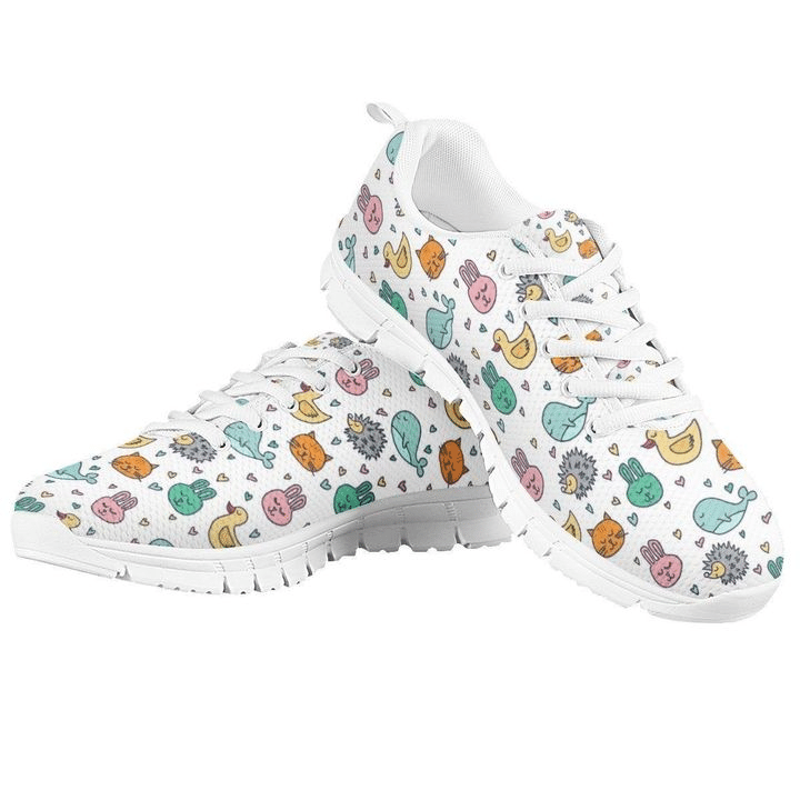 Cute Animals Whale Bunny Duck Running Shoes