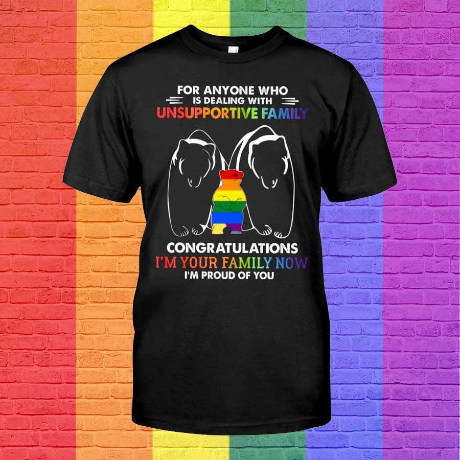 Pride Family Shirts, Support Lgbtq Community Shirt, Pride T Shirt For Trans