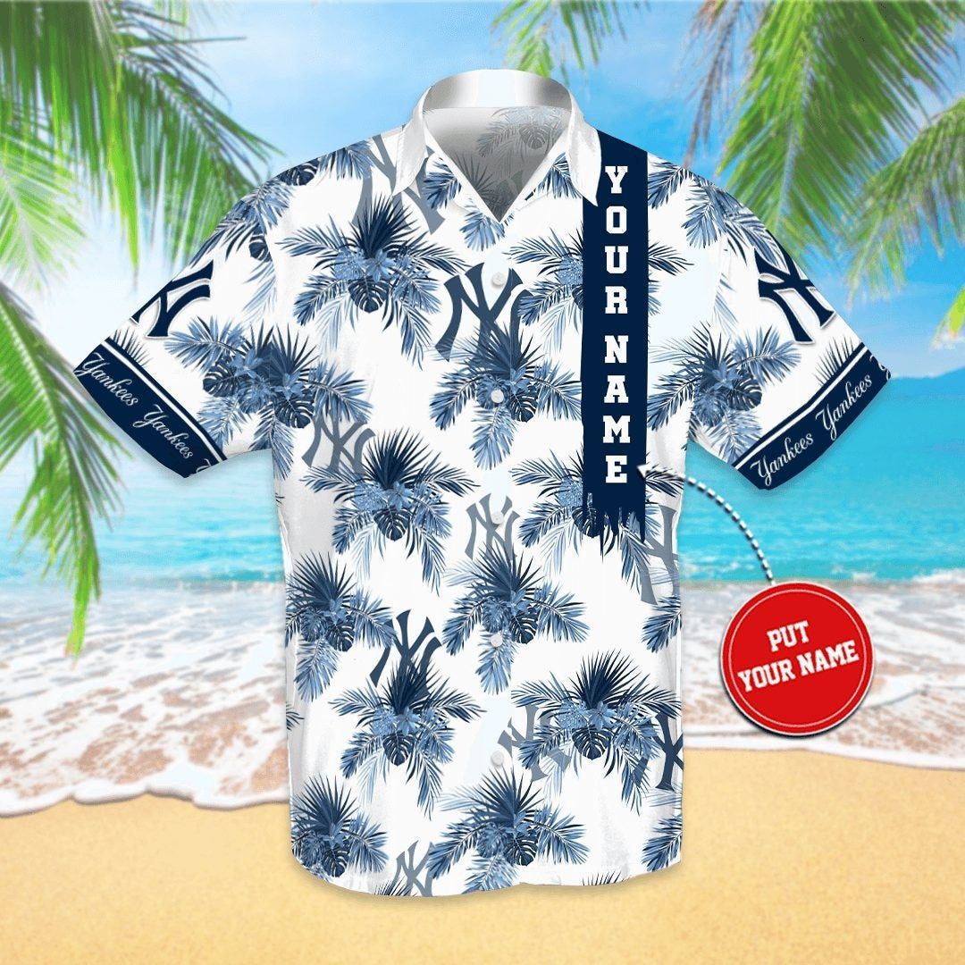 Personalized New York Yankees Hawaii Shirts Short Beach Ha85654