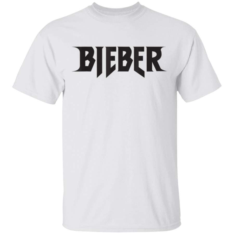 Mens Justin Bieber Black Bieber Logo TShirt