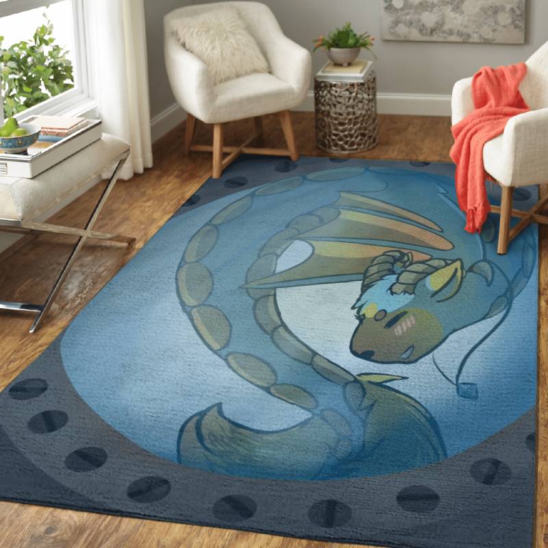 Underwater Dragon – Animals Area Rug Carpet