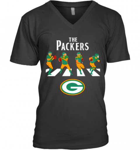 Green Bay Packers Abbey Road 2021 V-Neck T-Shirt