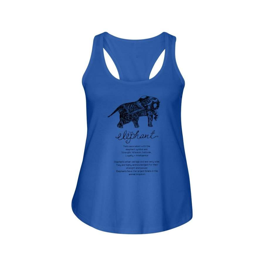 All Yo Should Know About Elephant Custom Design Ladies Flowy Tank