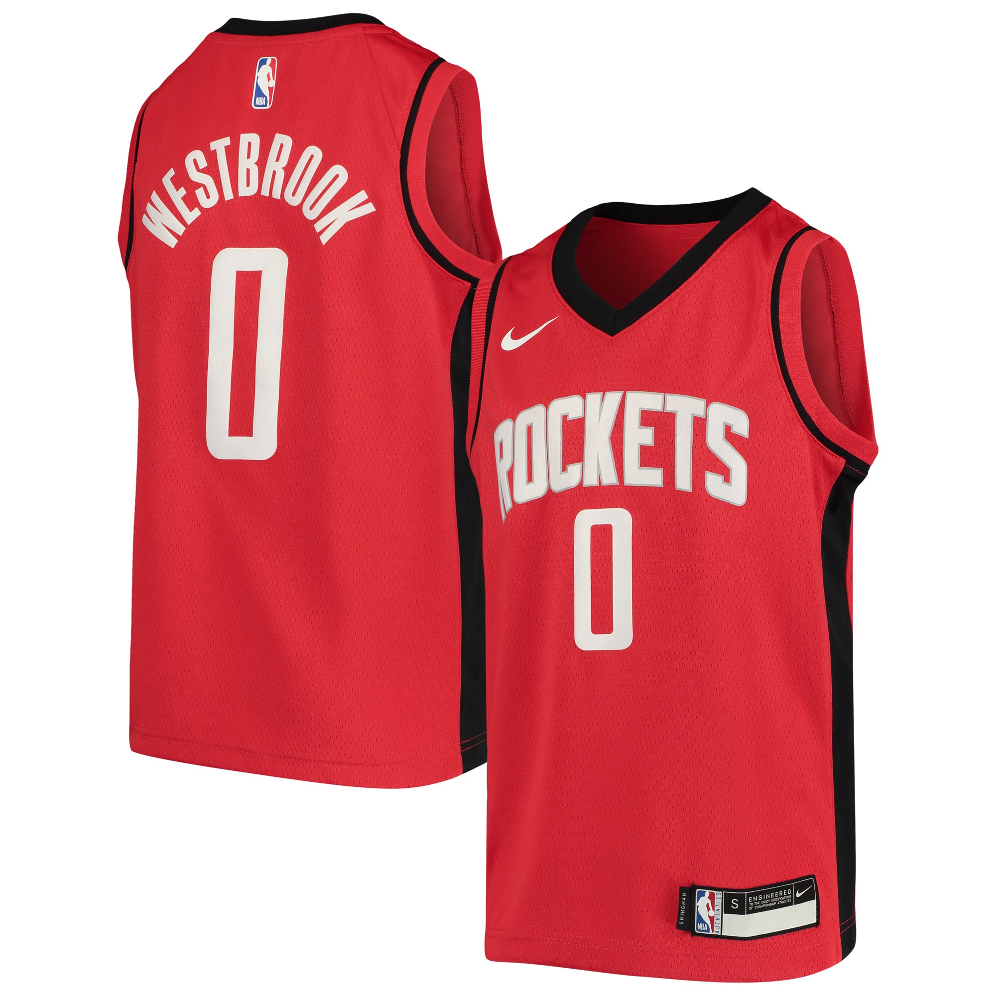 Russell Westbrook Houston Rockets Youth Swingman Jersey – Icon Edition – Red