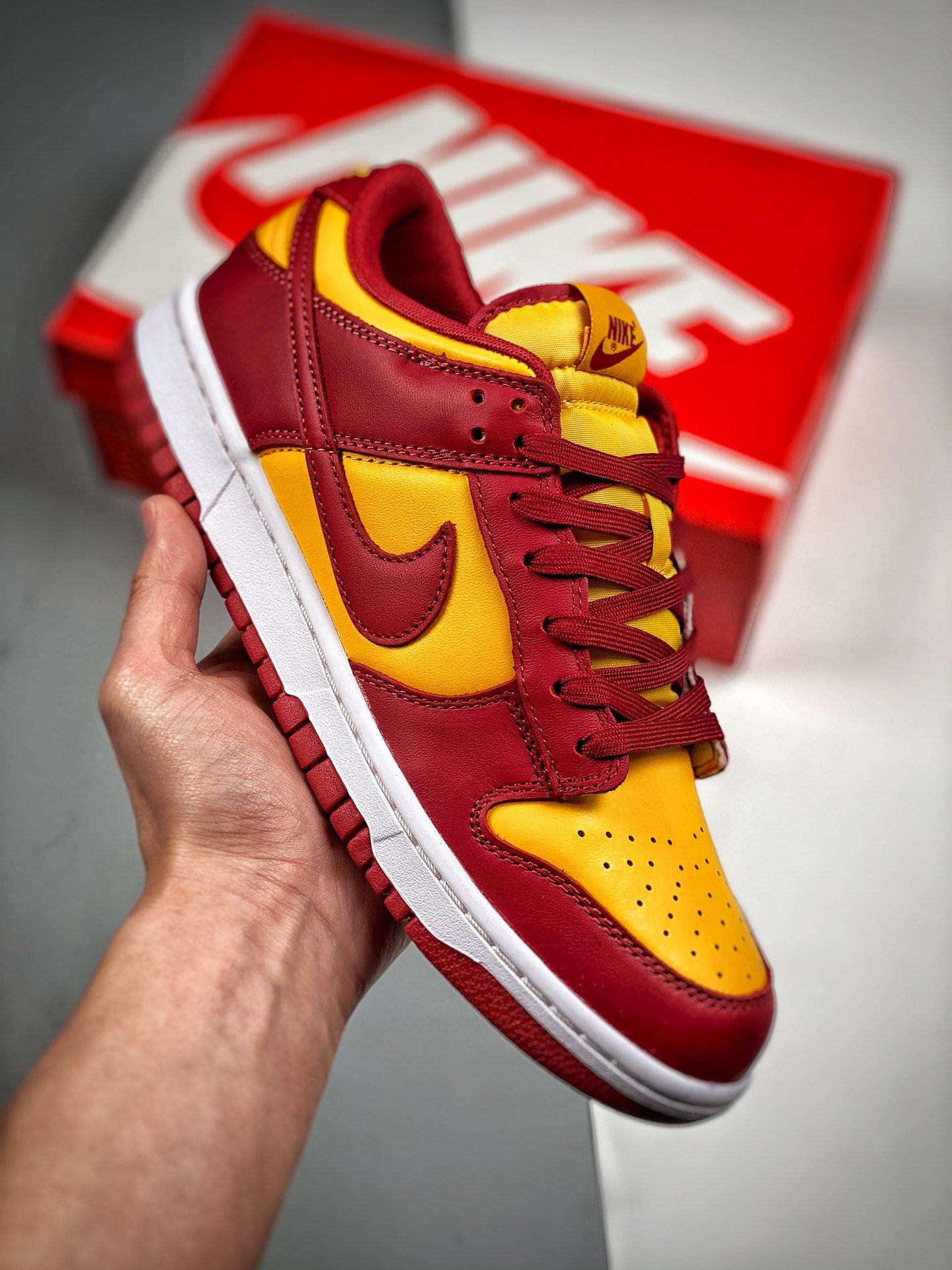 Nike Dunk Low Midas GoldTough Red-White DD1391-701 5339303