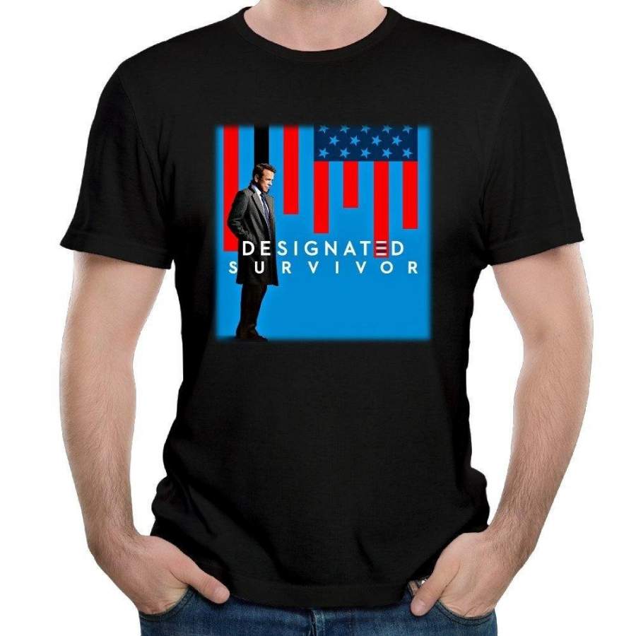 Men’s Designated Survivor The First Day Poster Political Thriller T-shirt