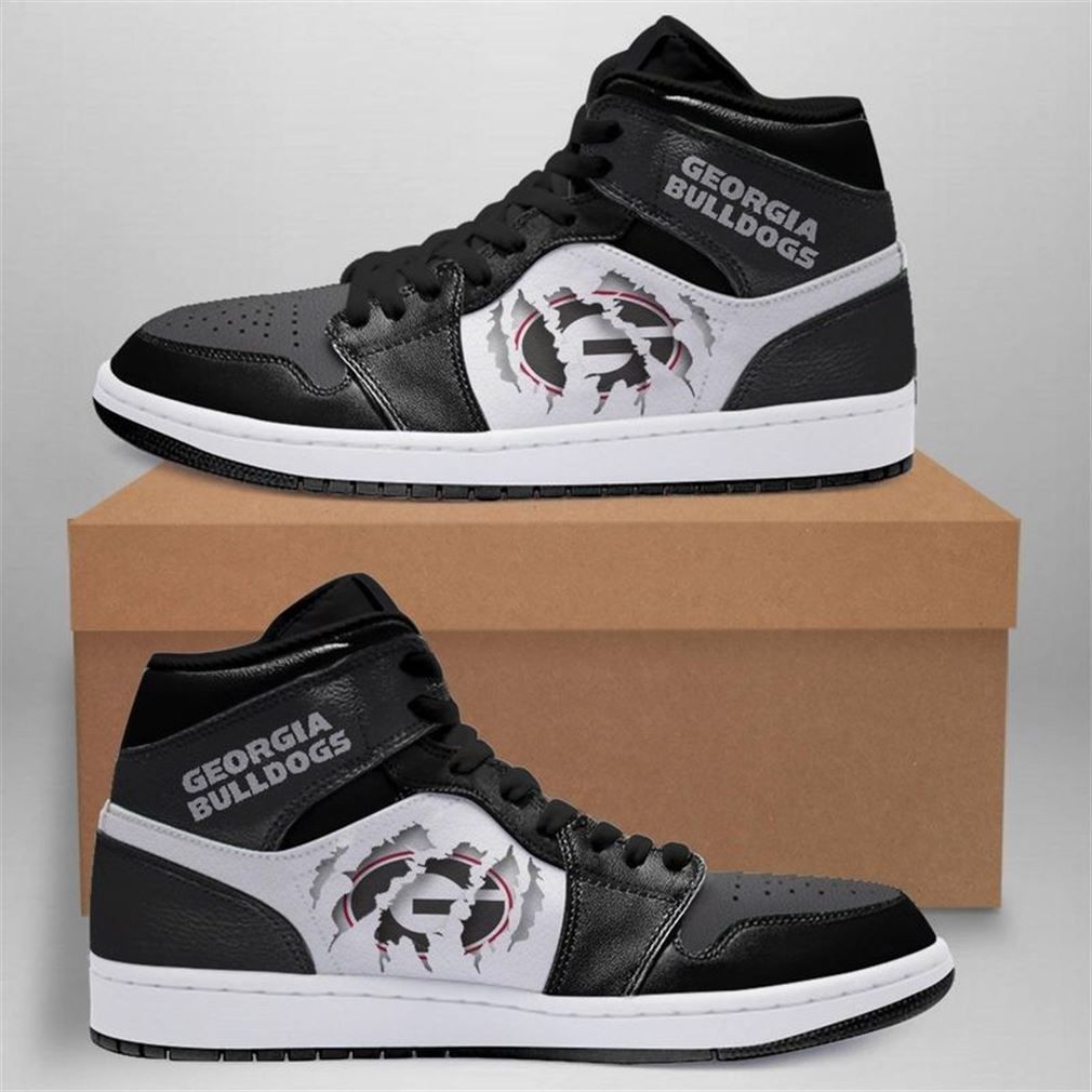 Georgia Bulldogs Jordan Custom Air Jordan Shoes Sport Sneakers