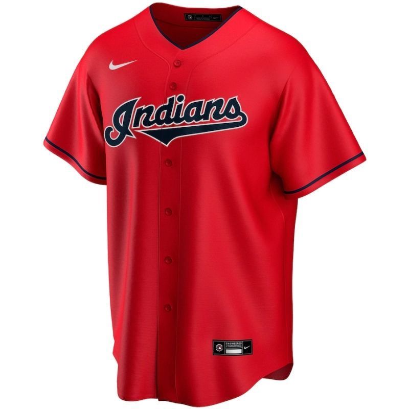 2020 MLB Personalized Custom Red Cleveland Guardians Jersey