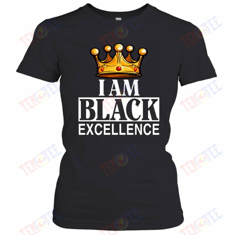 Temotee I Am Black Excellence African American Melanin Pro Women Men TMT689