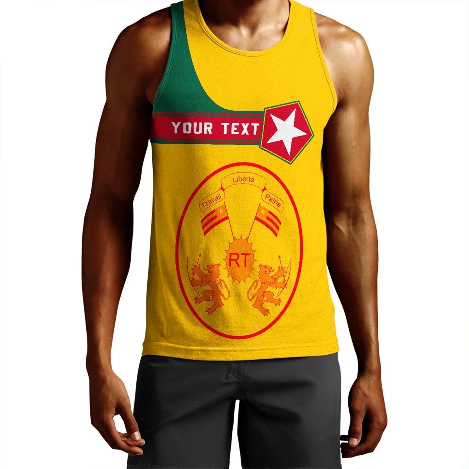 (Custom) African Tank Top – Togo Men’S Tank Top Pentagon Style