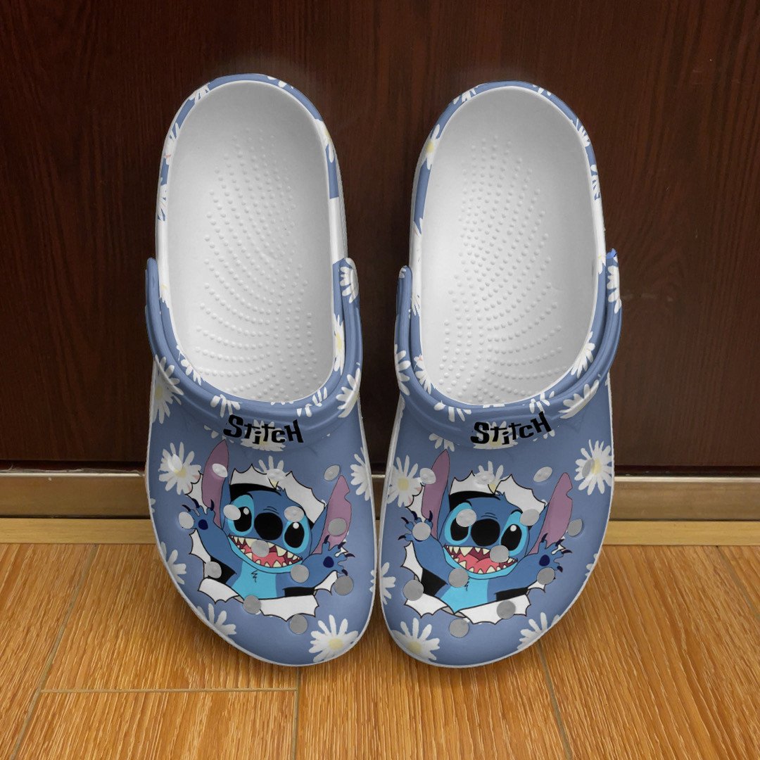 Lilo And Stitch Fan Gift Rubber Crocss Crocband Clogs, Stitch With ...