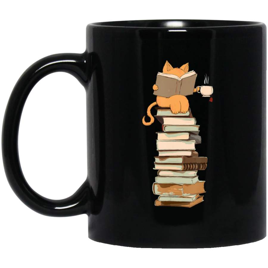 Kittens, Cats, Tea And Books Gift T _1398 Coffee Mug