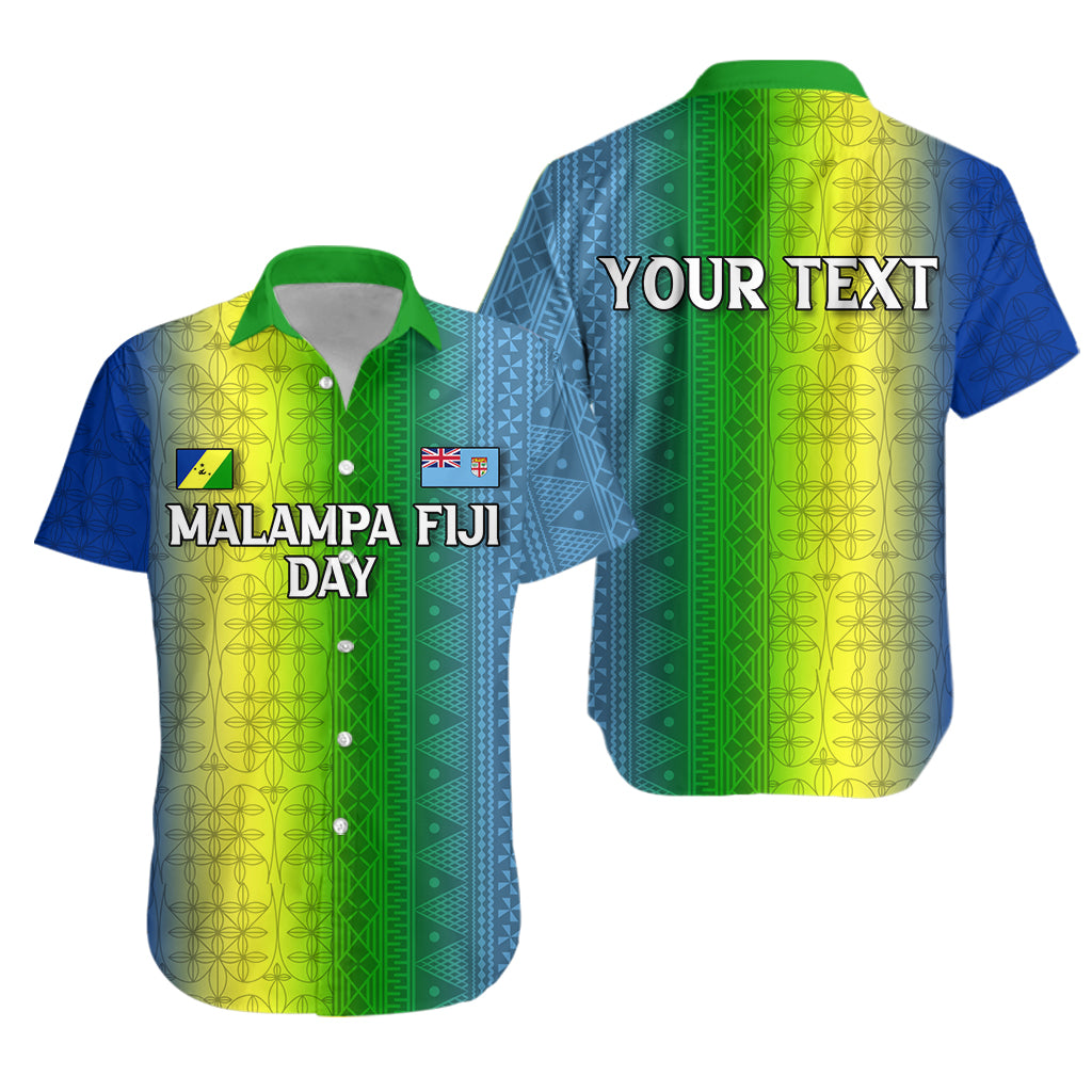 (Custom Personalised) Vanuatu Malampa Fiji Day Hawaiian Shirt – Flag Version – Lt12