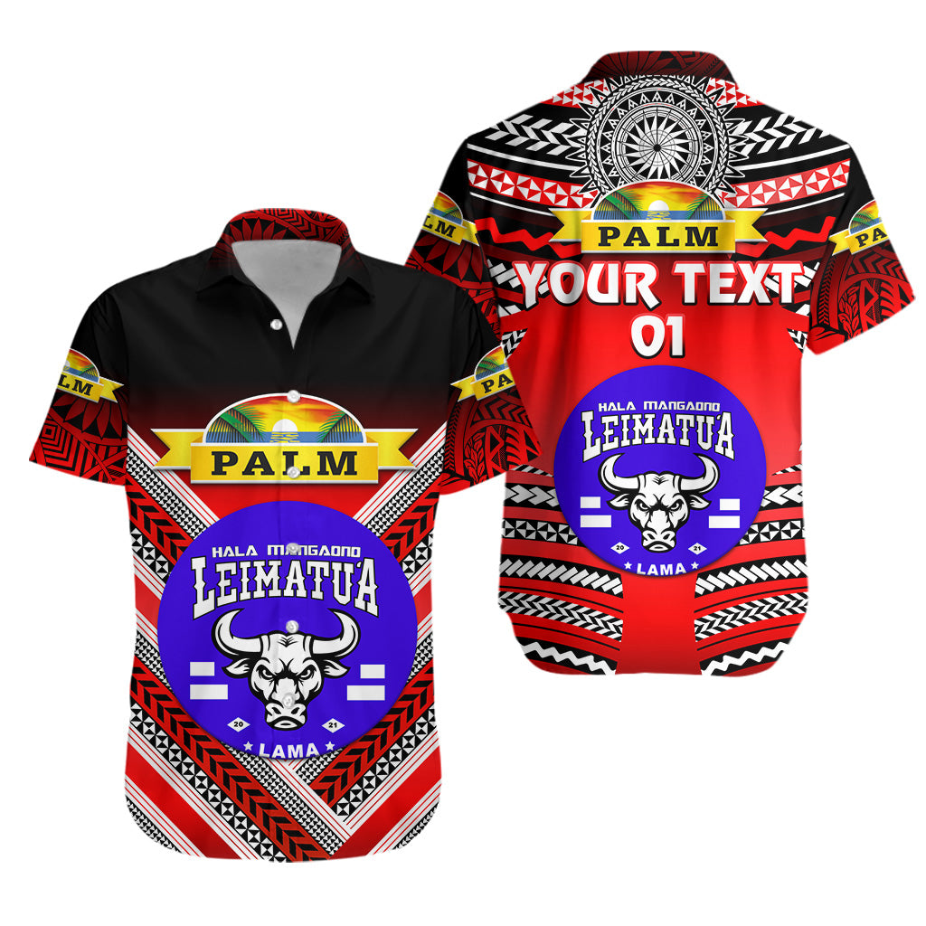 (Custom Personalised) Mate Ma’A Tonga Hawaiian Shirt Leimatu’A Bulls Creative Style – Red No.1, Custom Text And Number Lt8