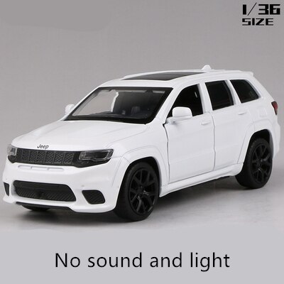 1:32 Jeeps Grand Cherokee Alloy Car Model Diecast Simulation Metal Toy Off-road Vehicle Model Sound and Light Childrens Toy Gift alx