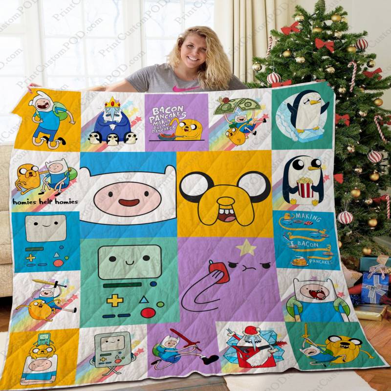 [TA] – Adventure Time Quilt Blanket Ver 2