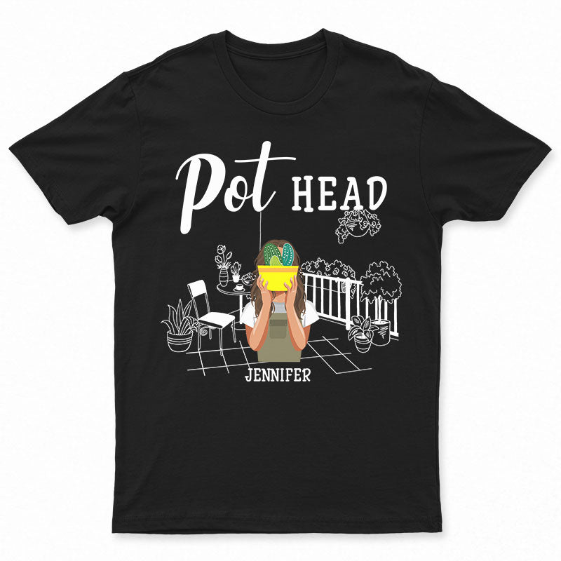 Pot Head Gardening – Personalized Custom T Shirt